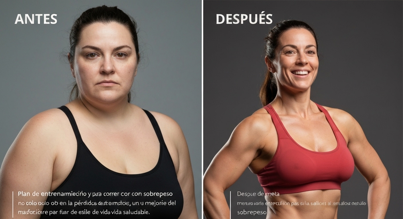 Transformación Con Un Plan De Entrenamiento Para Correr Con Sobrepeso