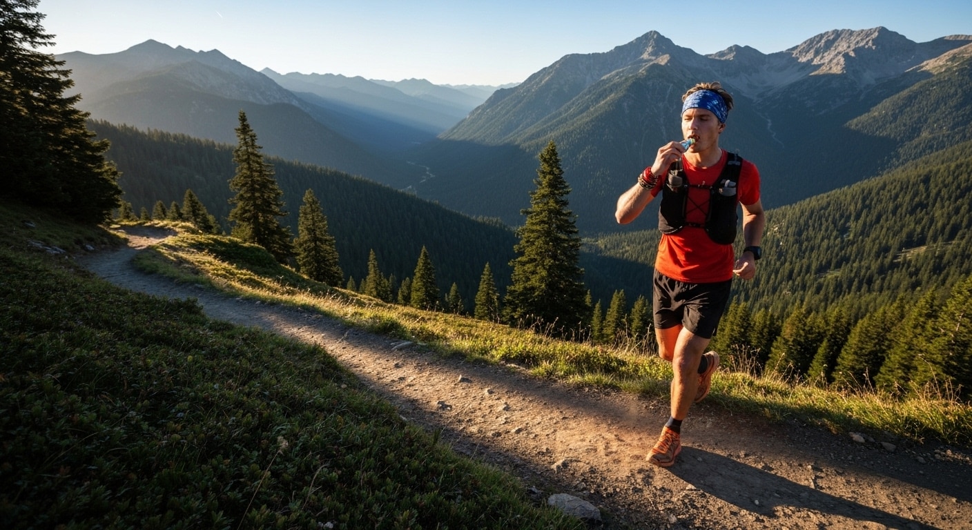 Estrategia De Nutrición Para Un Ultramaratón: Runner En Acción