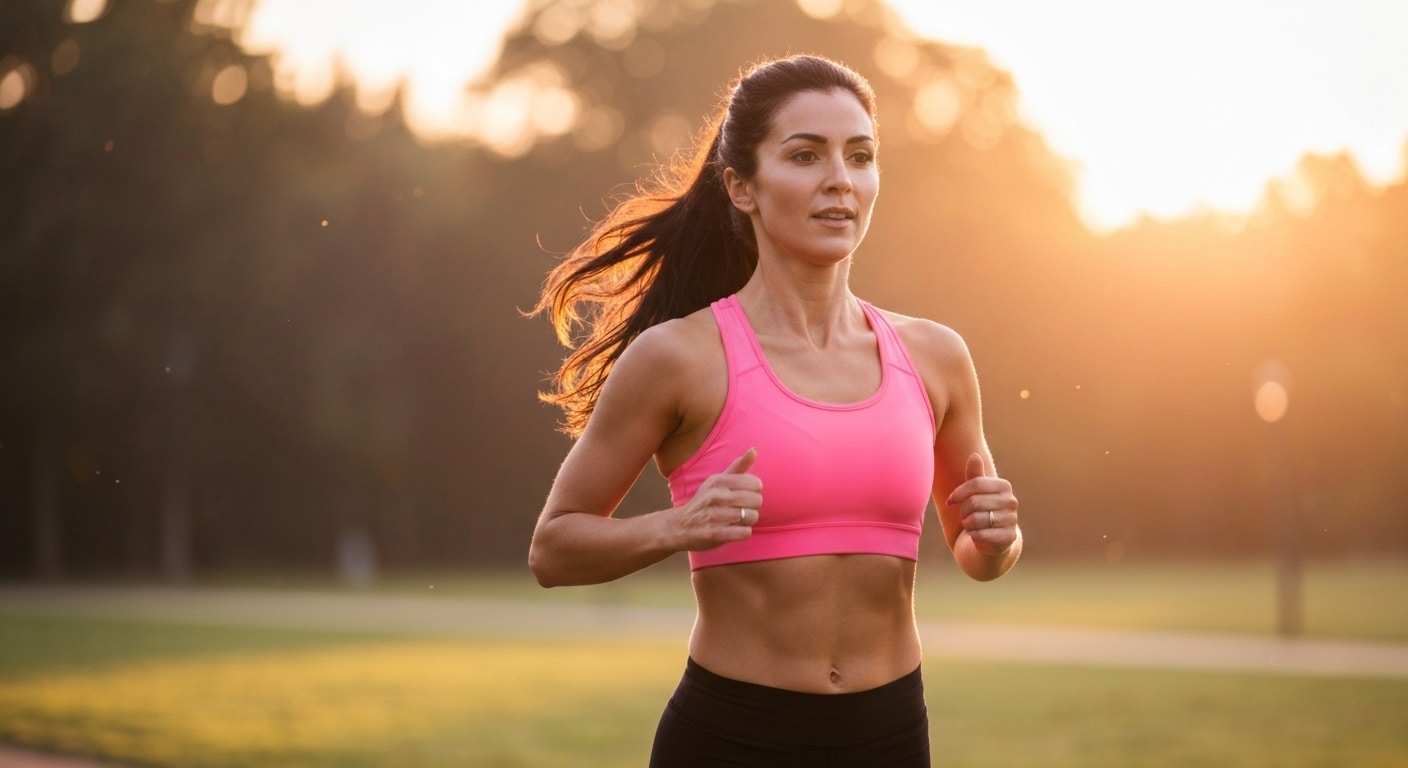 Corredora Adaptándose Al Running Y El Ciclo Menstrual
