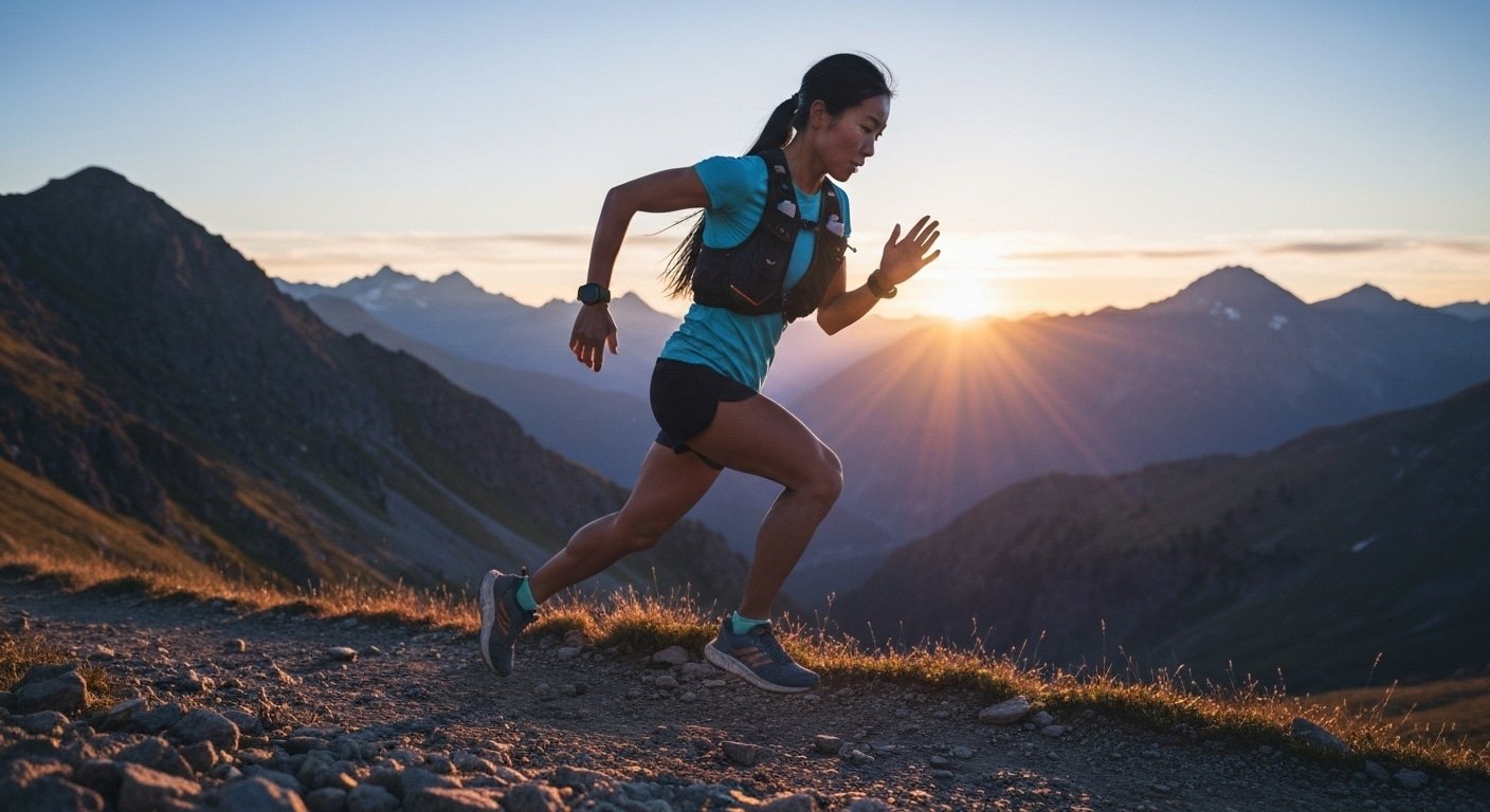 Entrenamiento de Intervalos para Ultramaratón en Montaña al Amanecer