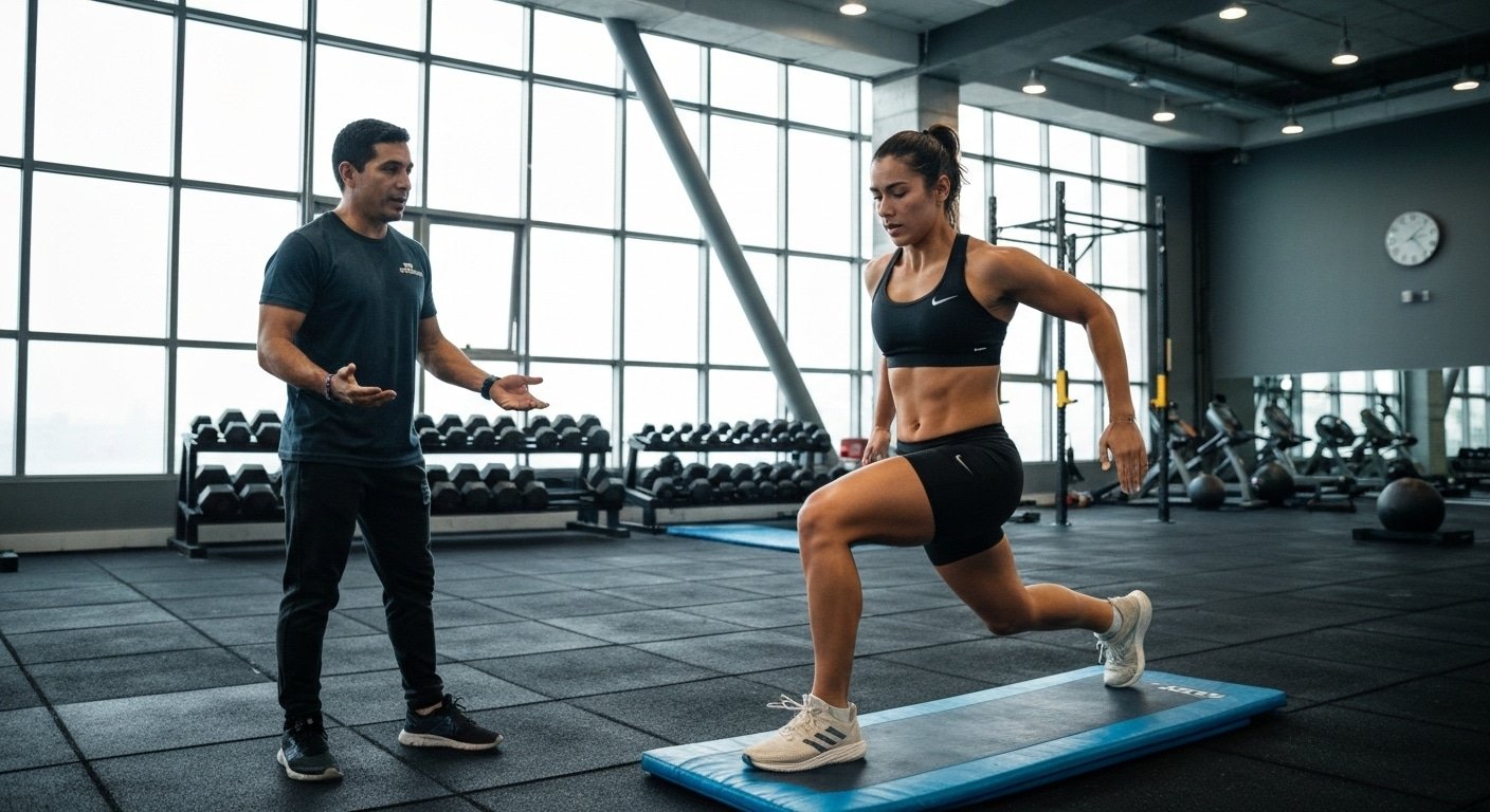 Técnica correcta en ejercicios de pliometría para ganar potencia