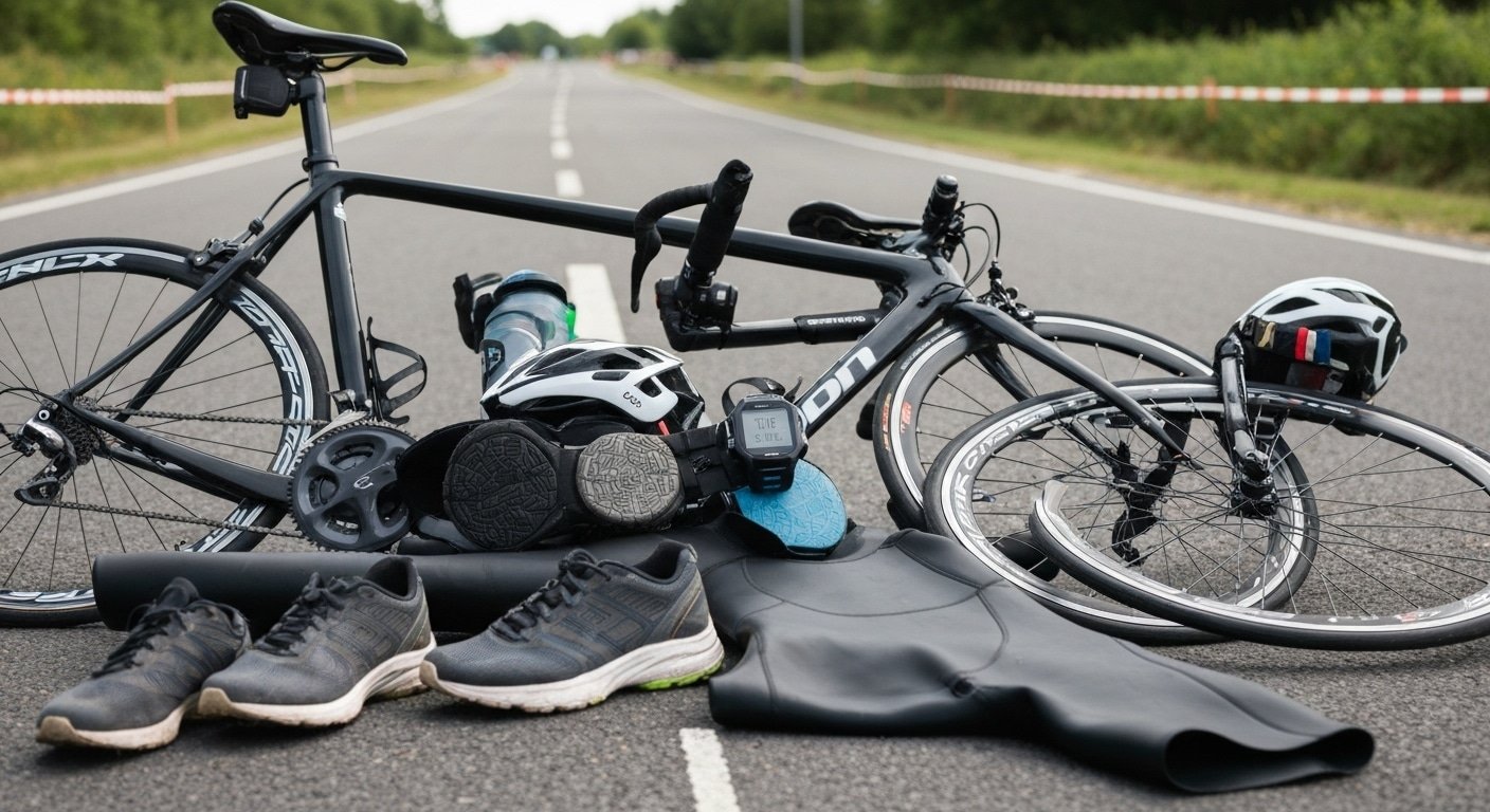 Preparación y equipo esencial para las distancias triatlón sprint
