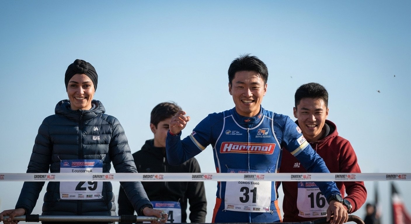 Corredores celebrando en el calendario carreras de obstáculos España 2025